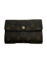 【中古】LOUIS VUITTON◆ポルト・フォイユ・アレクサンドラ_モノグラム・キャンバス_BRW/PVC/BRW/メンズ//【服飾雑貨他】(4)