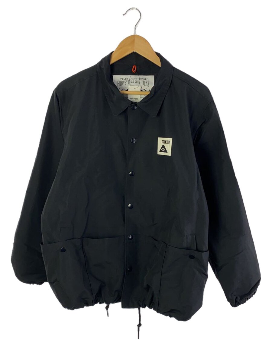 【中古】POLER OUTDOOR STUFF◆ジャケット/L/コットン/BLK【メンズウェア】