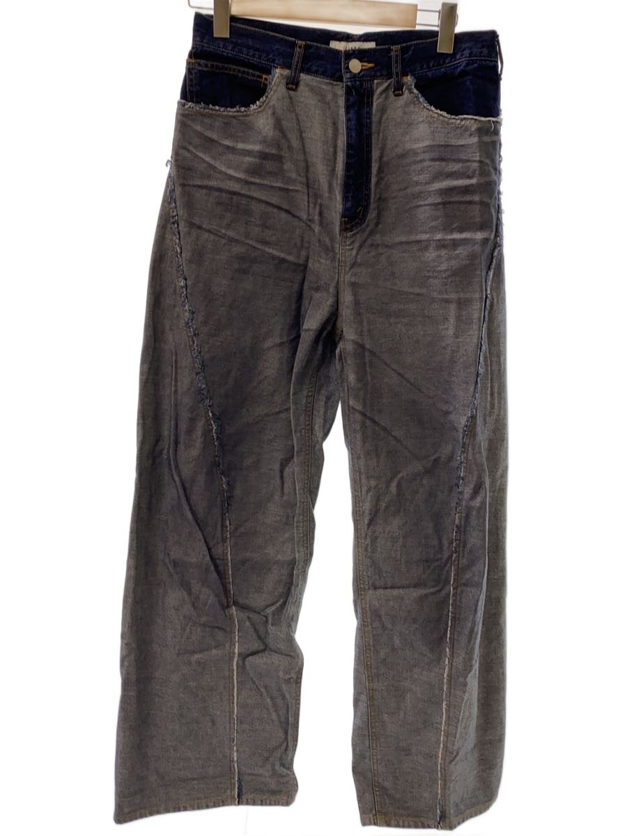 JieDa◆BACK SIDE LOOSE FIT JEANS/ボトム/L/コットン/IDG/Jie-23S-PT10-B