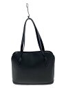 【中古】LOUIS VUITTON◆リュサック_エピ_BLK/レザー/BLK【バッグ】