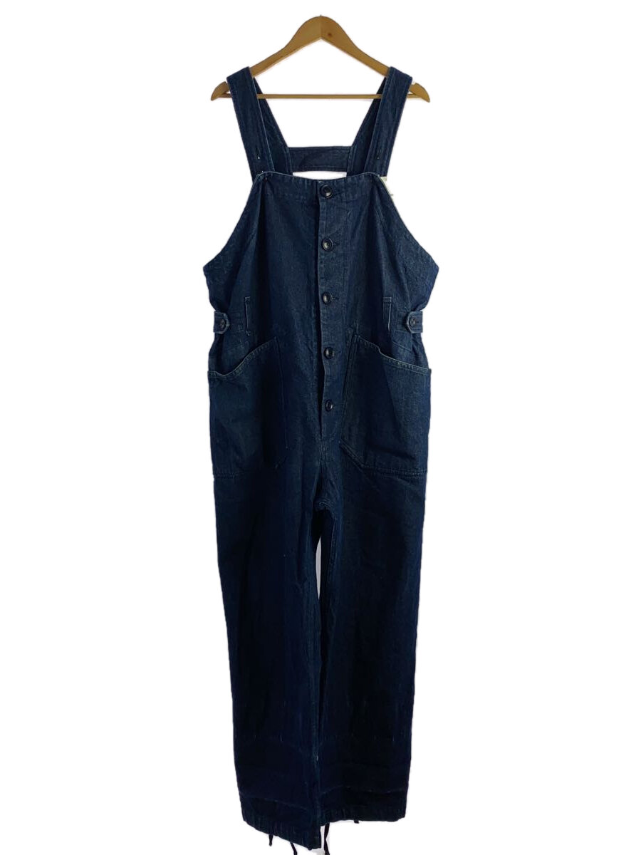 【中古】Engineered Garments◆オーバーオール/S/コットン/IDG/裾付近穴有【メンズウェア】