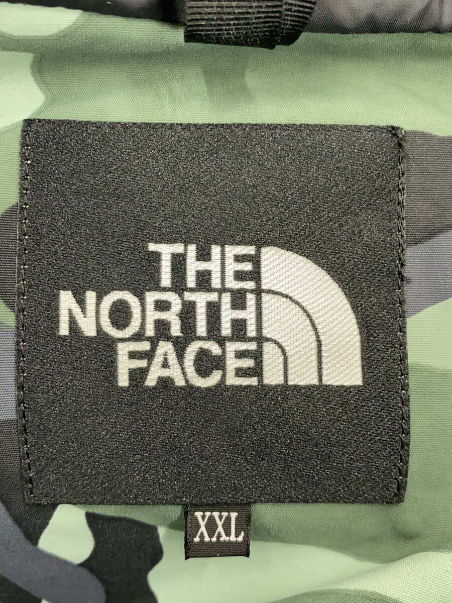 【中古】THE NORTH FACE◆NOVELTY SCOOP JACKET_ノベルティスクープジャケット/XXL/ナイロン/GRN/カモフラ【メンズウェア】
