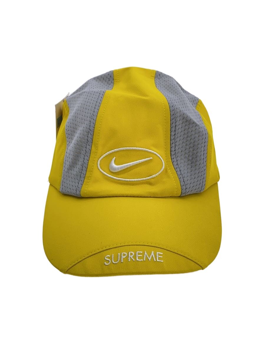 Cap - 【中古】Supreme◆Running Hat/キャップ/M/ポリエステル/YLW/メンズ/HJ7959-735【服飾雑貨他】