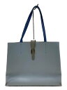 【中古】FURLA◆sofia M/トートバッグ/レザー/BLU【バッグ】