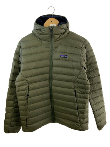 【中古】patagonia◆23AW/Down Sweater Hoody/M/ナイロン/KHK/84702FA23//【メンズウェア】