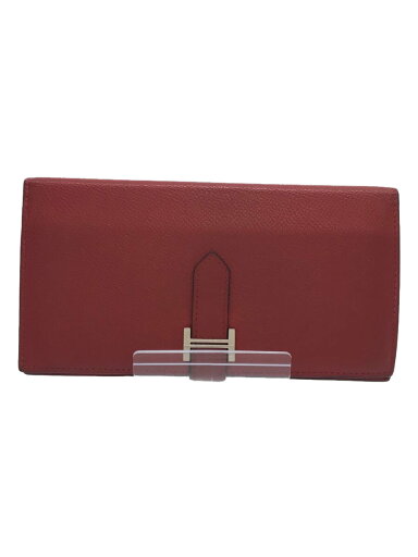 【中古】HERMES◆長財布/レザー/RED/レディース//【服飾雑貨他】 【中古】HERMES◆長財布/レザー/RED/レディース//【服飾雑貨他】
