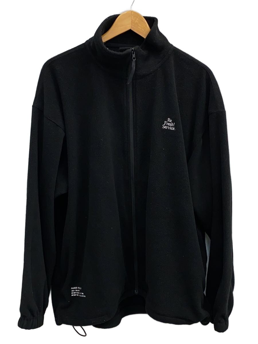FreshService◆FLEECE TRACK SUIT/フリースジャケット/M/ポリエステル/BLK/FSR243-90134