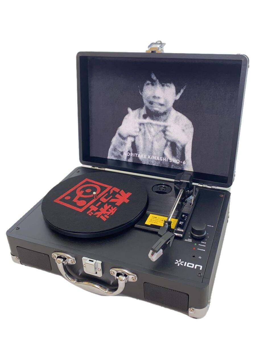 【中古】Ion Audio◆ポータブルレコードプレーヤー/オーディオ機器/木梨レコード/アイオンオーディオ/ブラック【家電・ビジュアル・オーディオ】
