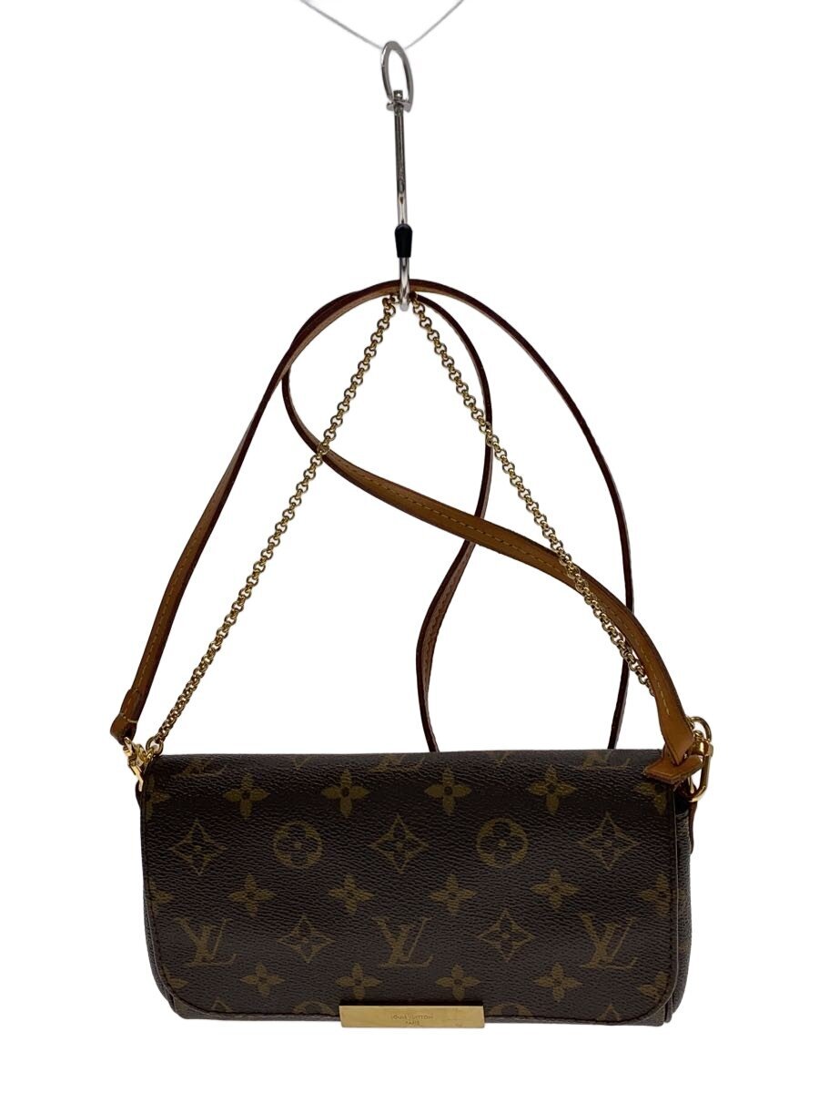 LOUIS VUITTON - 【中古】LOUIS VUITTON◆フェイボリットPM_モノグラム・キャンバス/PVC/BRW//【バッグ】