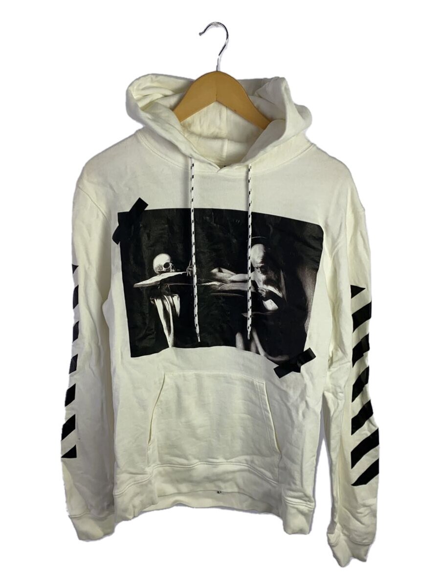 【中古】OFF-WHITE◆パーカー/XS/コットン/ホワイト【メンズウェア】