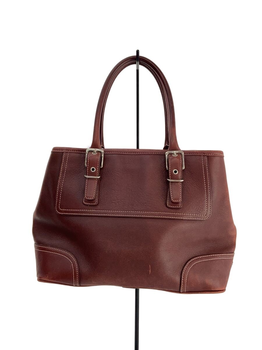COACH - 【中古】COACH◆ハンドバッグ/レザー/BRD/無地/E30-7555【バッグ】