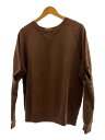 【中古】INSCRIRE◆スウェット/FREE/コットン/BRW/I20SS-CUT14【レディースウェア】