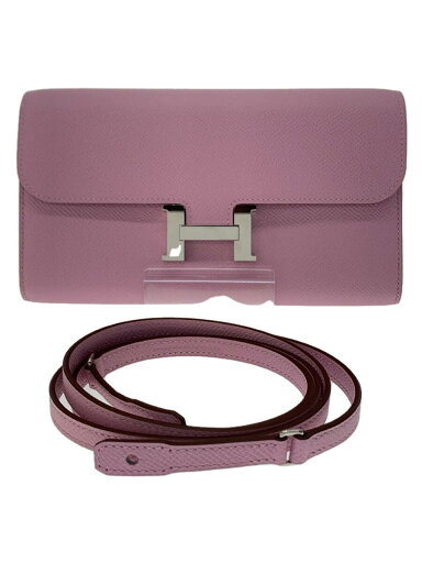 【中古】HERMES◆コンスタンストゥーゴーロング/長財布/レザー/PNK/レディース/Z SN O 12【服飾雑貨他】 【中古】HERMES◆コンスタンストゥーゴーロング/長財布/レザー/PNK/レディース/Z SN O 12【服飾雑貨他】