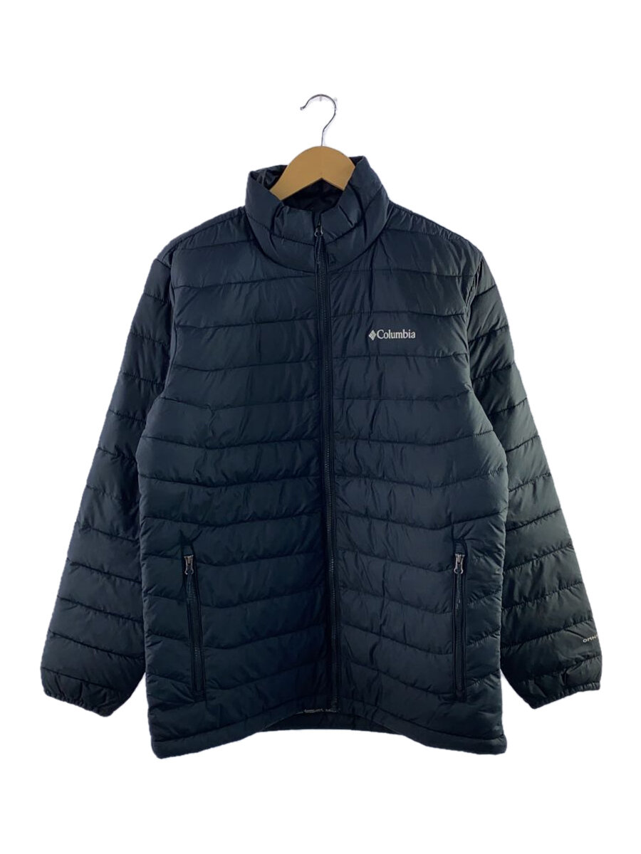 【中古】Columbia◆ダウンジャケット/XL/ナイロン/BLK/無地/224 WE7155【メンズウェア】