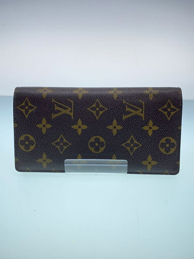 【中古】LOUIS VUITTON◆ポルト・フォイユ・ブラザ_モノグラム・キャンバス_BRW/PVC/BRW/メンズ/M66540【服飾雑貨他】 【中古】LOUIS VUITTON◆ポルト・フォイユ・ブラザ_モノグラム・キャンバス_BRW/PVC/BRW/メンズ/M66540【服飾雑貨他】