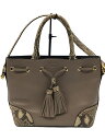 【中古】COCOCELUX GOLD◆ハンドバッグ/牛革/BEG【バッグ】(4)