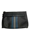 【中古】COACH◆セカンドバッグ/レザー/BLK/総柄/F38588【バッグ】(4)