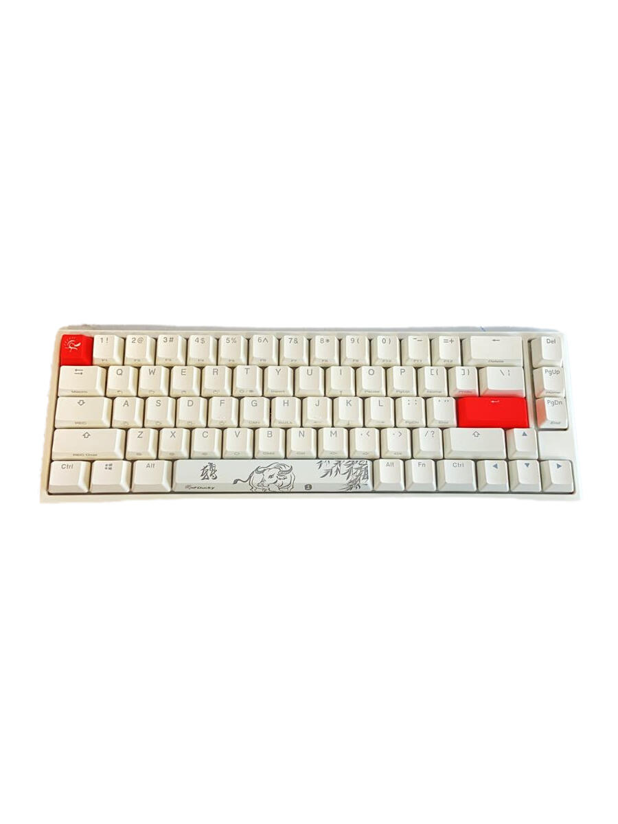 【中古】Duckychannel◆ゲーミングキーボード/One 2 Mini RGB Pure White/銀軸【パソコン】