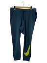 【中古】NIKE◆Hybrid Jogger Fleece Pant/ボトム/L/コットン/ブルー/831817-464【メンズウェア】