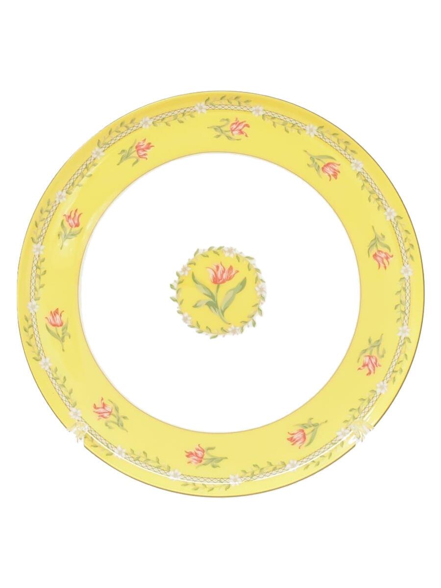 【中古】TIFFANY Co.◆TIFFANY Co./ティファニー/ピンクチューリップ/プレート/YLW【キッチン用品】