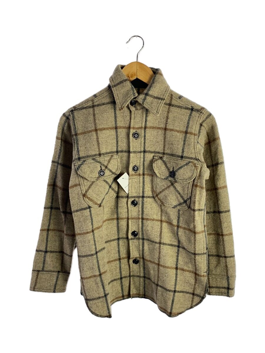 【中古】JOHNSON WOOLEN MILLS◆ジャケット/XS/ウール/CML/チェック【メンズウェア】