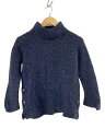 【中古】YOHJIYAMAMOTO+NOIR◆ニット・セーター(厚手)/2/アルパカ/NVY/無地/nd-k16-175【レディースウェア】