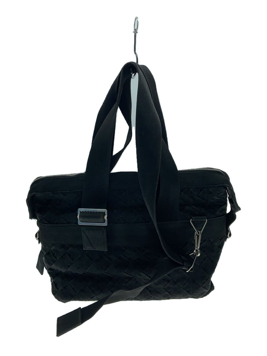 【中古】BOTTEGA VENETA◆トートバッグ/--/BLK/無地/690972【バッグ】