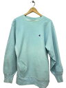 【中古】Champion◆スウェット/XL/コットン/BLU/無地【メンズウェア】