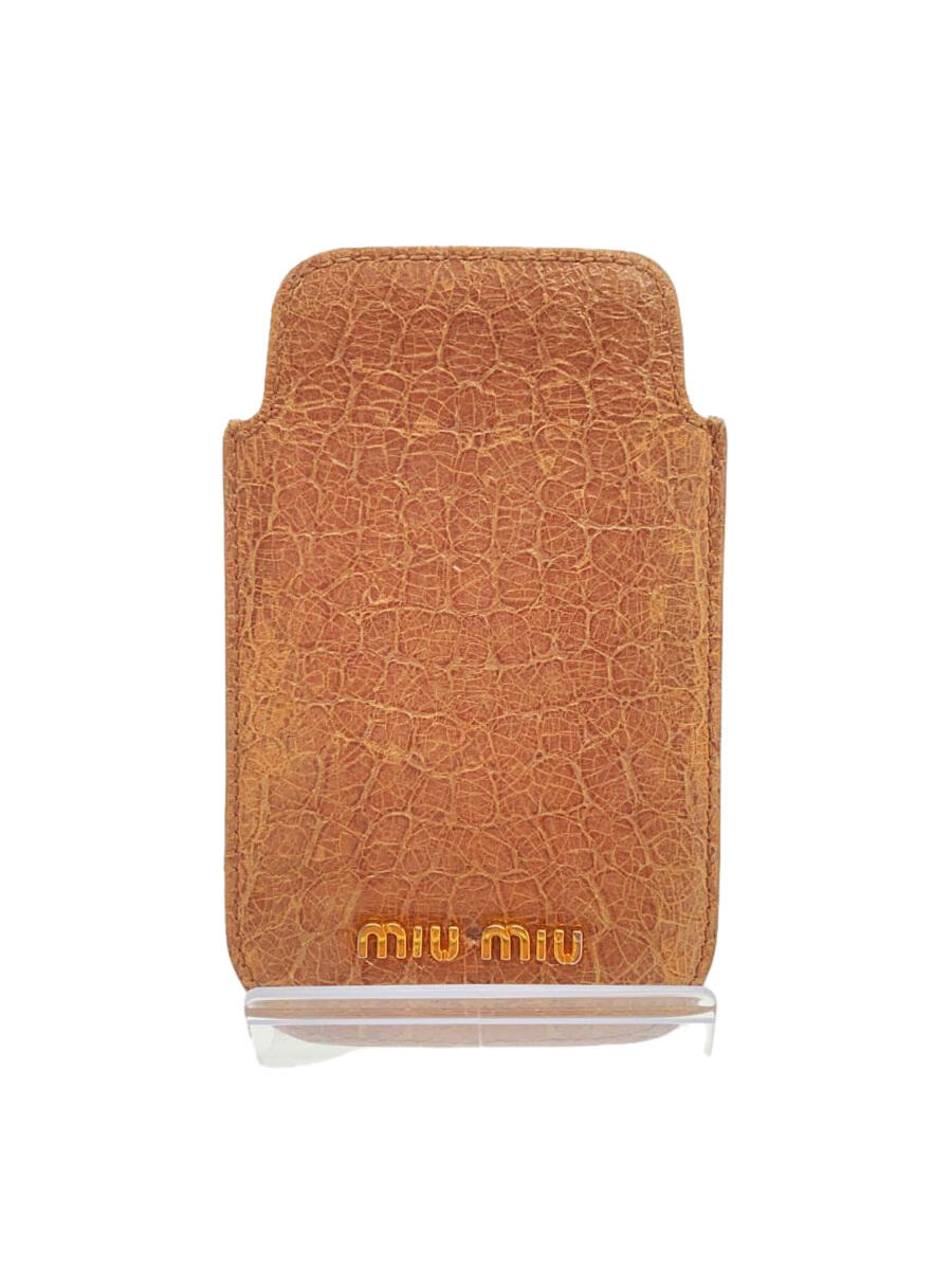 【中古】MIU MIU◆カードケース/--/PNK/