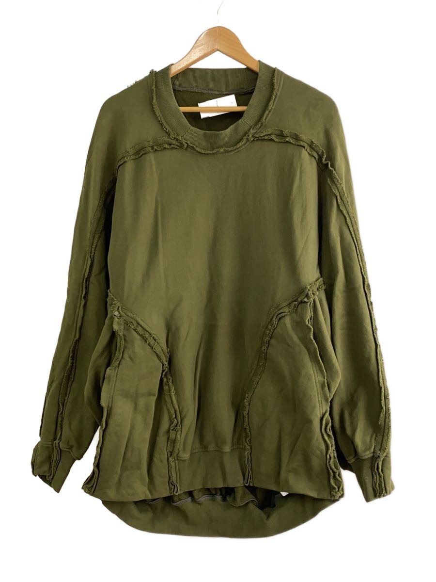 HAMCUS◆GT / ECC LOGISTICS WORK PULLOVER/スウェット/2/コットン/KHK//