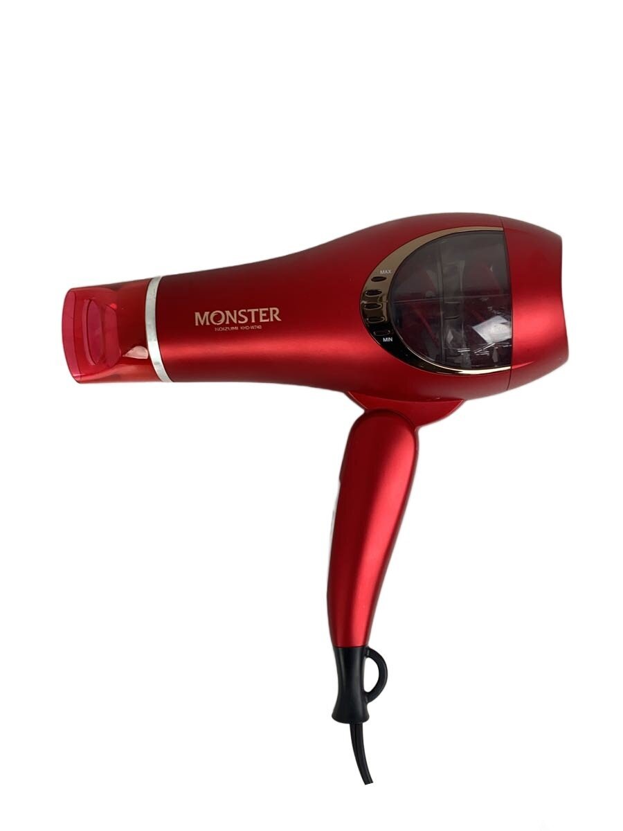 【中古】KOIZUMI◆ドライヤー・ヘアアイロン モンスター KHD-W740/R [レッド]【家電・ビジュアル・オー..