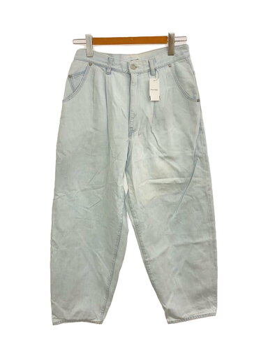 【中古】LAD MUSICIAN◆2Tuck Wide Pants/ボトム/46/コットン/WHT/無地/2121-515【メンズウェア】