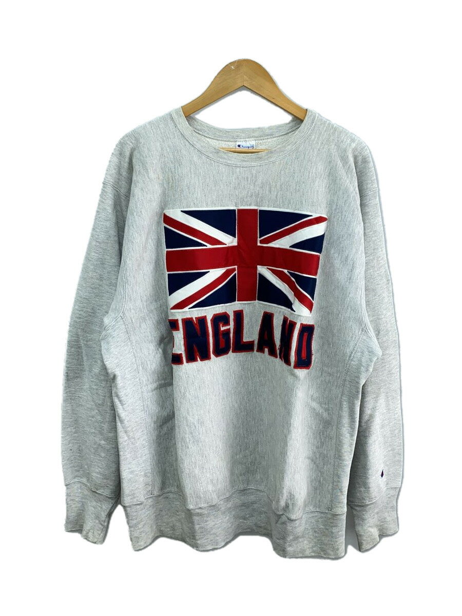 【中古】Champion◆スウェット/XL/コットン/刺繍タグ/ENGLAND【メンズウェア】