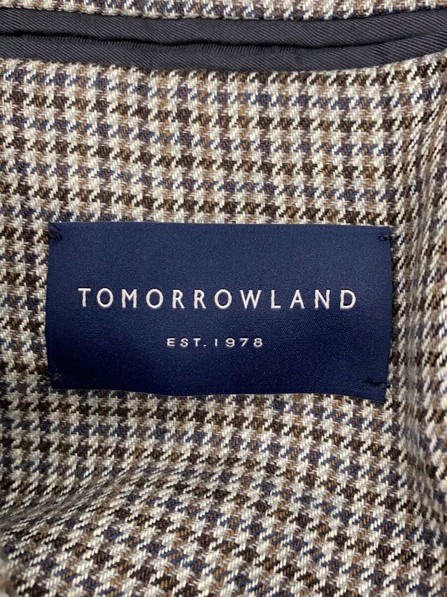 【中古】TOMORROWLAND◆アイリッシュリネン シングルブレステッド 3Bジャケット/52/リネン/GRY/63-07-51-0【メンズウェア】