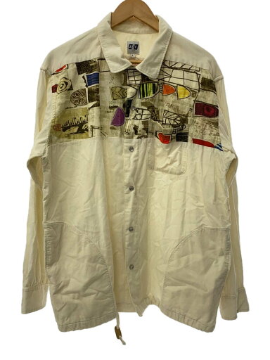【中古】AiE◆ジャケット/L/コーデュロイ/IVO/21SS/OPEN COLLAR CORDUROY SHIRT JACKET【メンズウェア】 【中古】AiE◆ジャケット/L/コーデュロイ/IVO/21SS/OPEN COLLAR CORDUROY SHIRT JACKET【メンズウェア】
