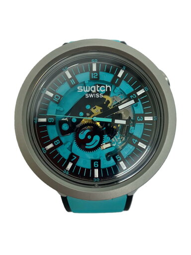 【中古】SWATCH◆クォーツ腕時計/アナログ/ラバー/BLU/BLU/SS/SB07S111【服飾雑貨他】 【中古】SWATCH◆クォーツ腕時計/アナログ/ラバー/BLU/BLU/SS/SB07S111【服飾雑貨他】