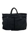 【中古】PORTER◆ブリーフケース/中仕分け部分欠品有り/BLK【バッグ】