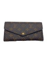 【中古】LOUIS VUITTON◆長財布/PVC/BRW/モノグラム/レディース/m60531【服飾雑貨他】