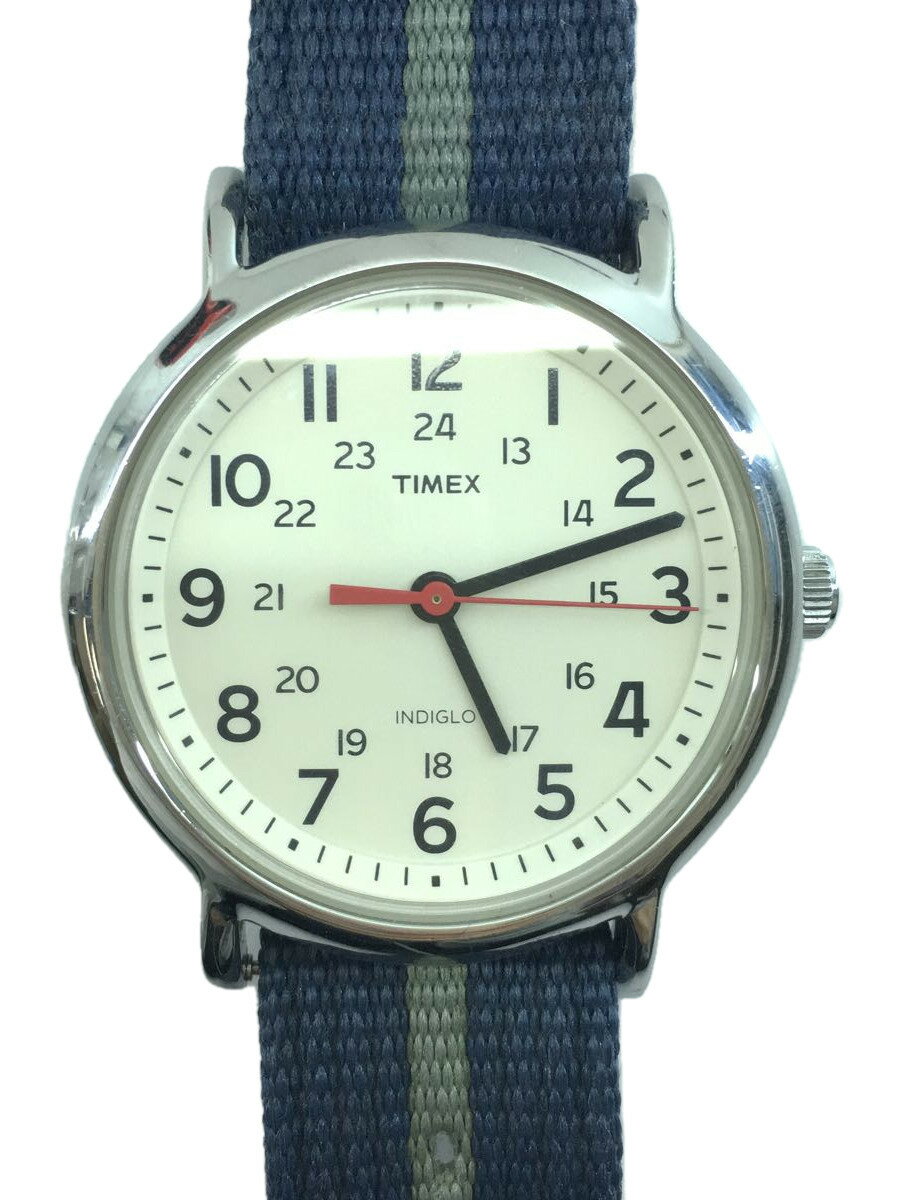 【中古】TIMEX◆クォーツ腕時計/アナ