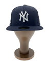 【中古】NEW ERA◆キャップ/7/ポリエステル/BLU/メンズ【服飾雑貨他】(4)