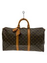 【中古】LOUIS VUITTON◆キーポル50_モノグラム・キャンバス_BRW/PVC/BRW【バッグ】