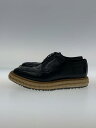 【中古】PRADA◆ドレスシューズ/--/BLK/2EG015/ウィングチップシューズ【シューズ】