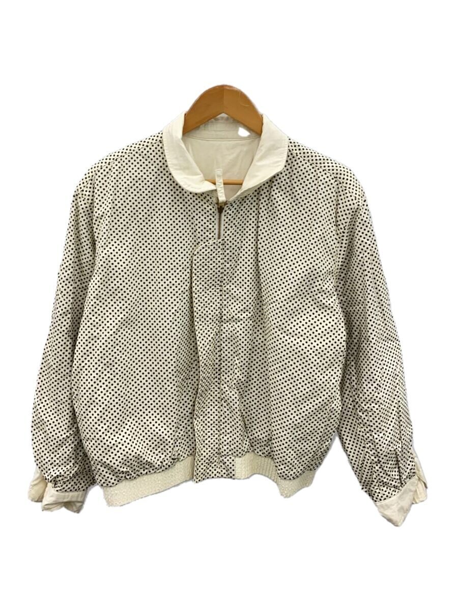 【中古】KETTY◆リバーシブルジャケット/9号/コットン/WHT/ドット【メンズウェア】