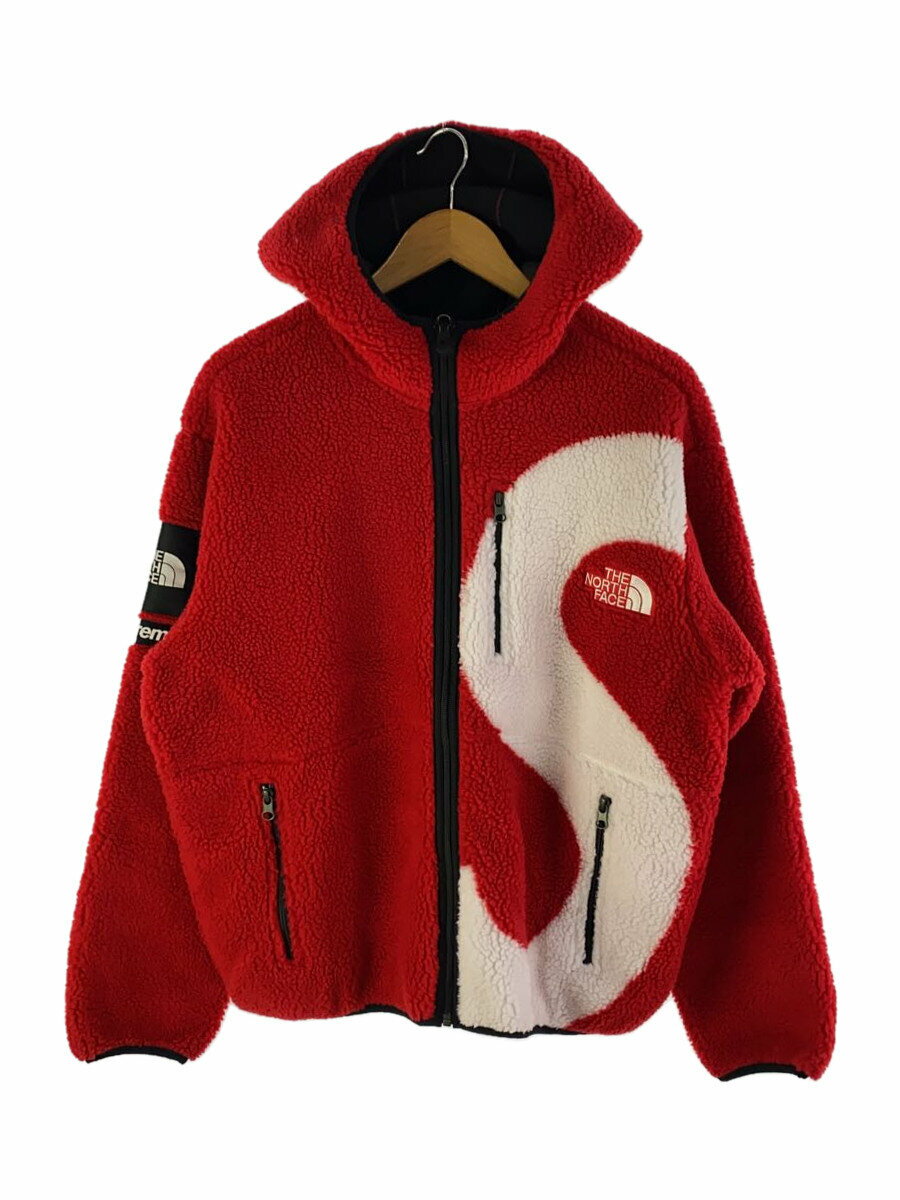 【中古】Supreme◆フリースジャケット/M/ポリエステル/RED/NF0A5EHN【メンズウェア】