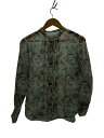 【中古】MACKINTOSH LONDON◆ノーカラー長袖シャツ/38/ポリエステル/マルチカラー/花柄/G5M09-535-12【レディースウェア】(4)
