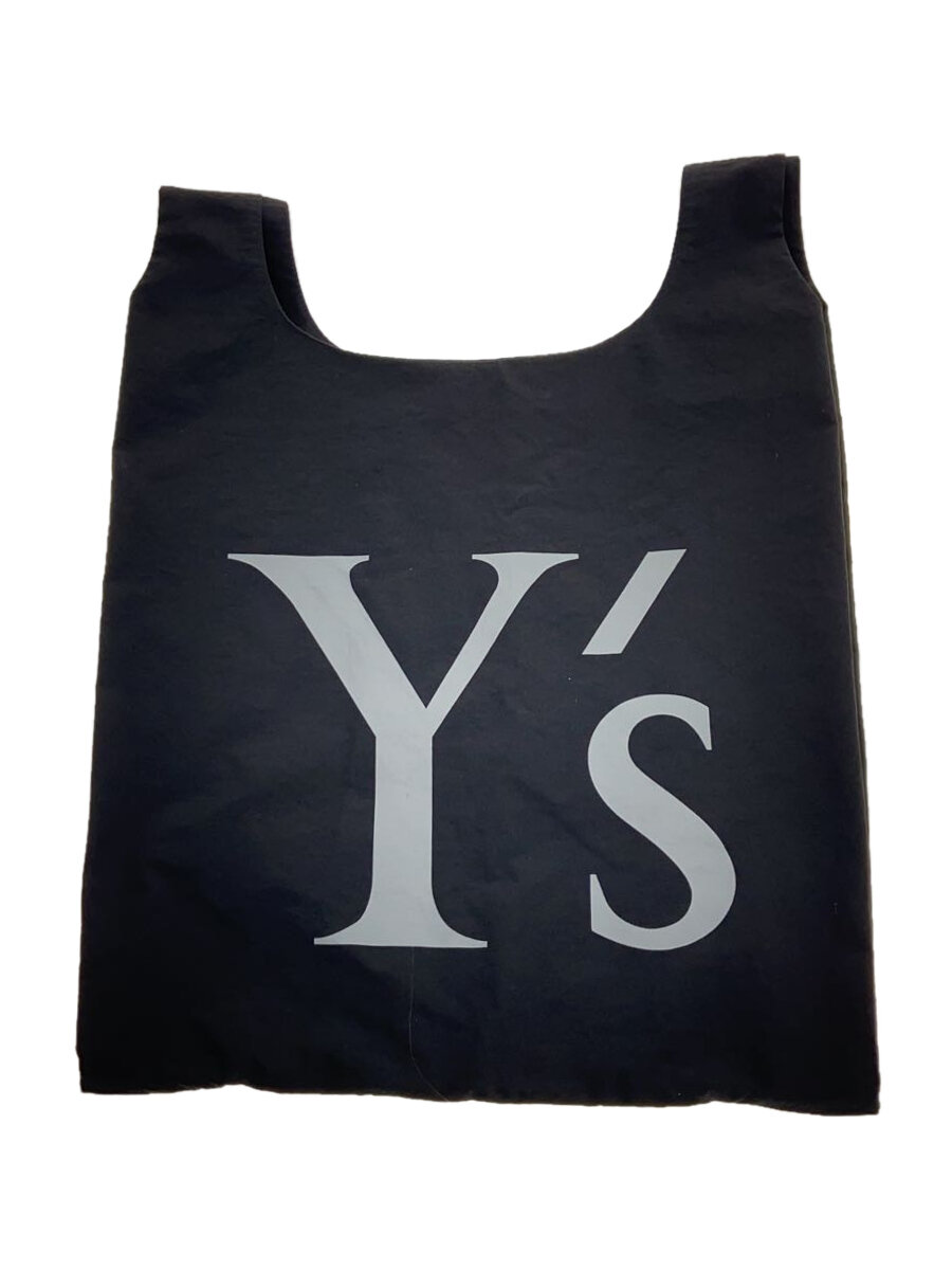【中古】Y’s◆COTTON POLYESTER LOGO TOTE BAG/トートバッグ/コットン/BLK/YQ-I03-590【バッグ】