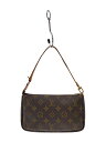 【中古】LOUIS VUITTON◆1)ポシェット・アクセソワール_モノグラム・キャンバス_BRW/PVC/BRW【バッグ】