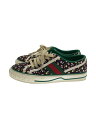【中古】GUCCI◆ローカットスニーカー/36/BLK/グッチ×LIBERTY【シューズ】(4)