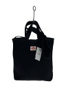 【中古】DANTON◆2way/ショルダーバッグ/キャンバス/BLK【バッグ】