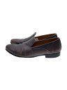 【中古】KATHARINE HAMNETT LONDON◆スリッポンローファー/25.5cm/BRW【シューズ】(4)